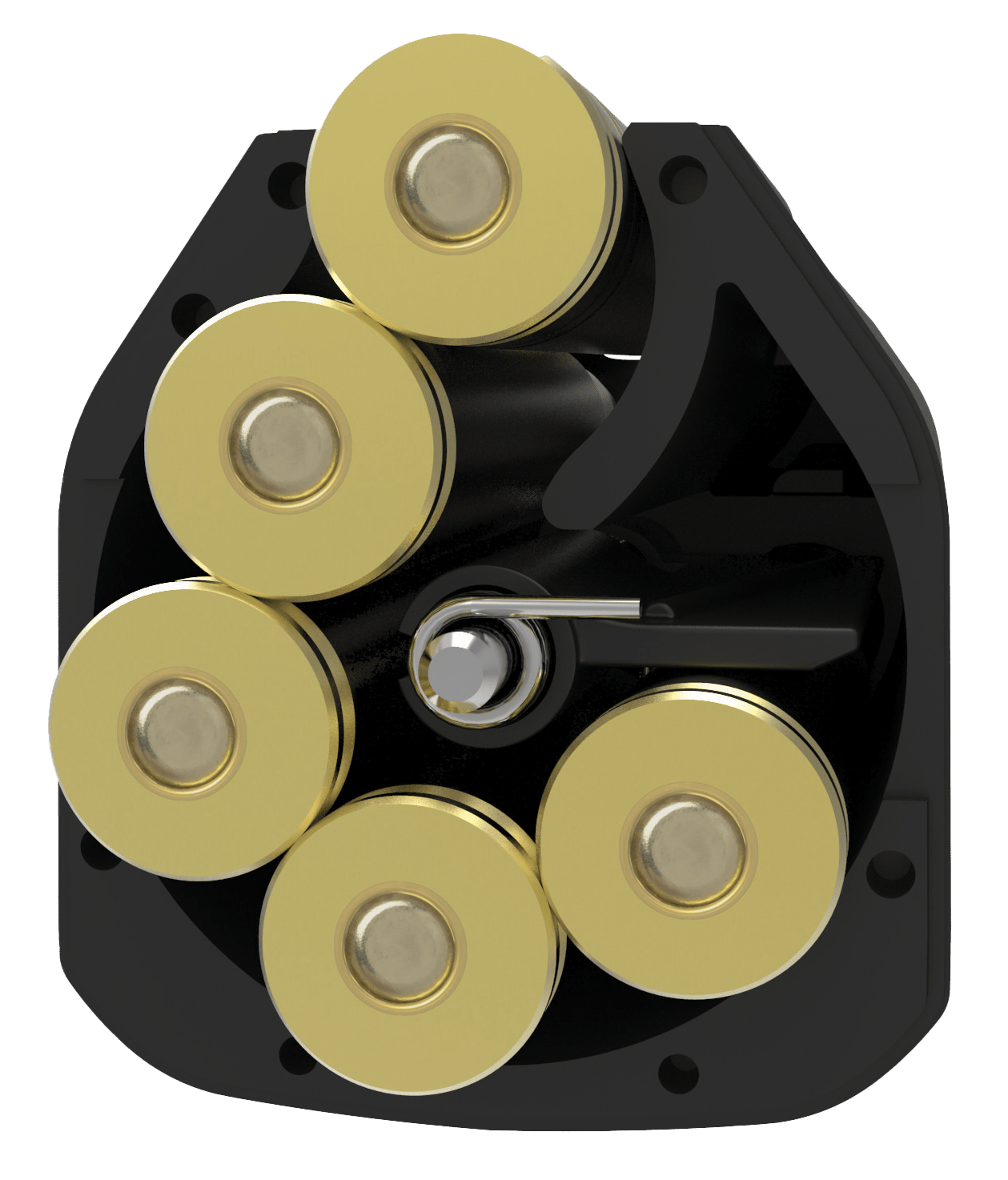Thompson Center Arms Llc 4010R Compass  5+1 204/223 Black Steel/Aluminum