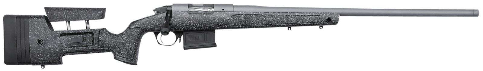 Bergara Rifles BPR20308MC Premier HMR Pro 308 Win 5+1 20" Threaded Barrel, Tactical Gray Cerakote, Black with Gray Fleck Stock