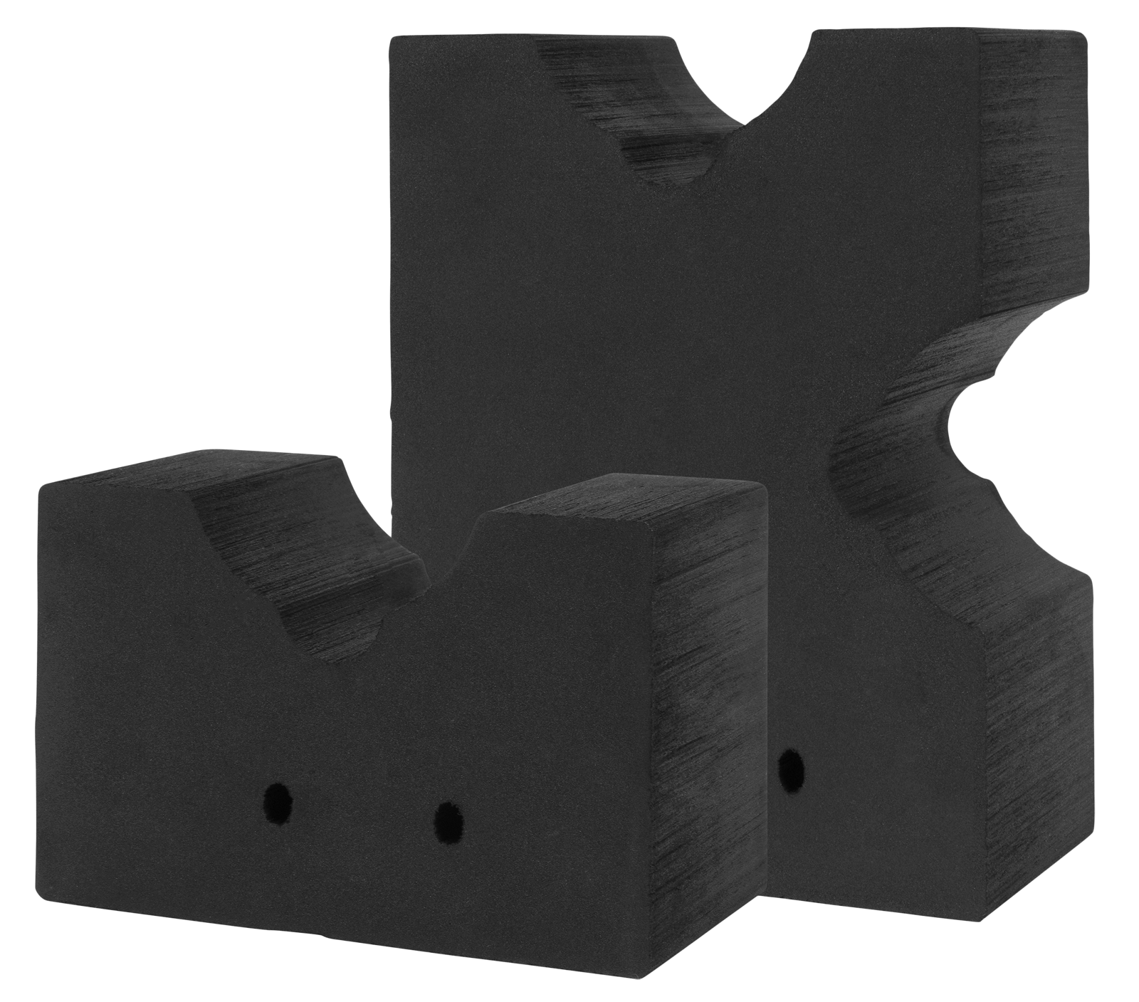 Allen 2458 Soft Rock Shooting Rest Black Foam Front and Rear Bag