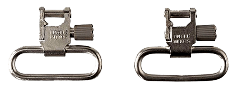 Uncle Mike's 14622 Super Swivel  Quick Detach 115 RUG Nickel 1" Loop for Ruger 10/22/ .44 Mag/ #3 Carbines