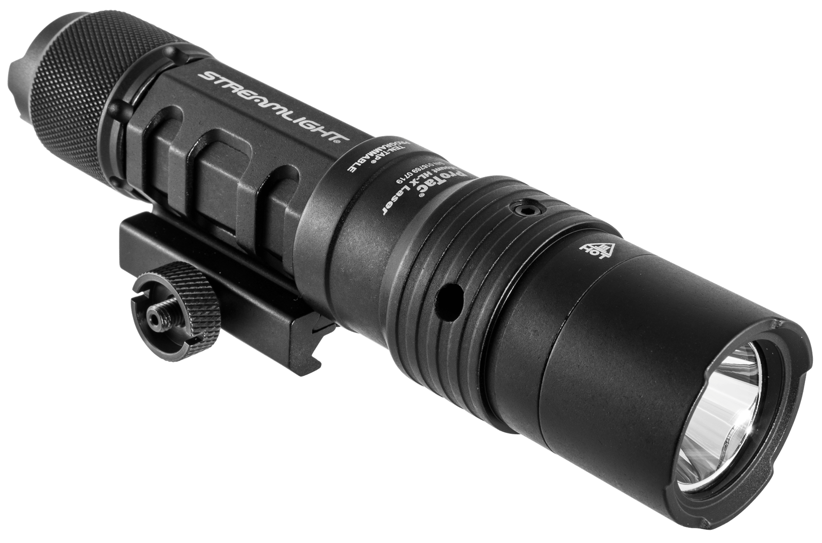 Streamlight 88090 ProTac HL-X Rail Mount Black Anodized Aluminum 60/1000 Lumens, White LED Bulb/Red Laser, 270 Meters Beam, Picatinny Rail Mount