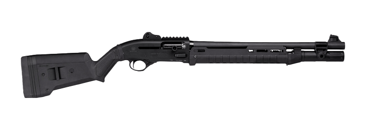 Langdon Tactical Tech LTT1301ZMBLK Beretta 1301  3" 7+1 18.50" Black Anodized Aluminum Receiver, Black Magpul Polymer Stock, Modified Magpul Zhukov Forend