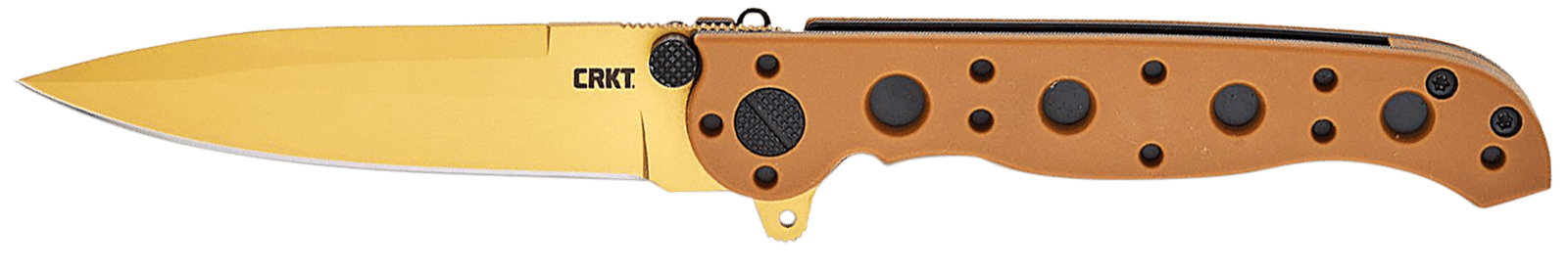 CRKT M16-01DZ M16-10DZ  EDC 3.03" Folding Plain Desert Tan D2 Steel Blade, Desert Tan GRN Handle