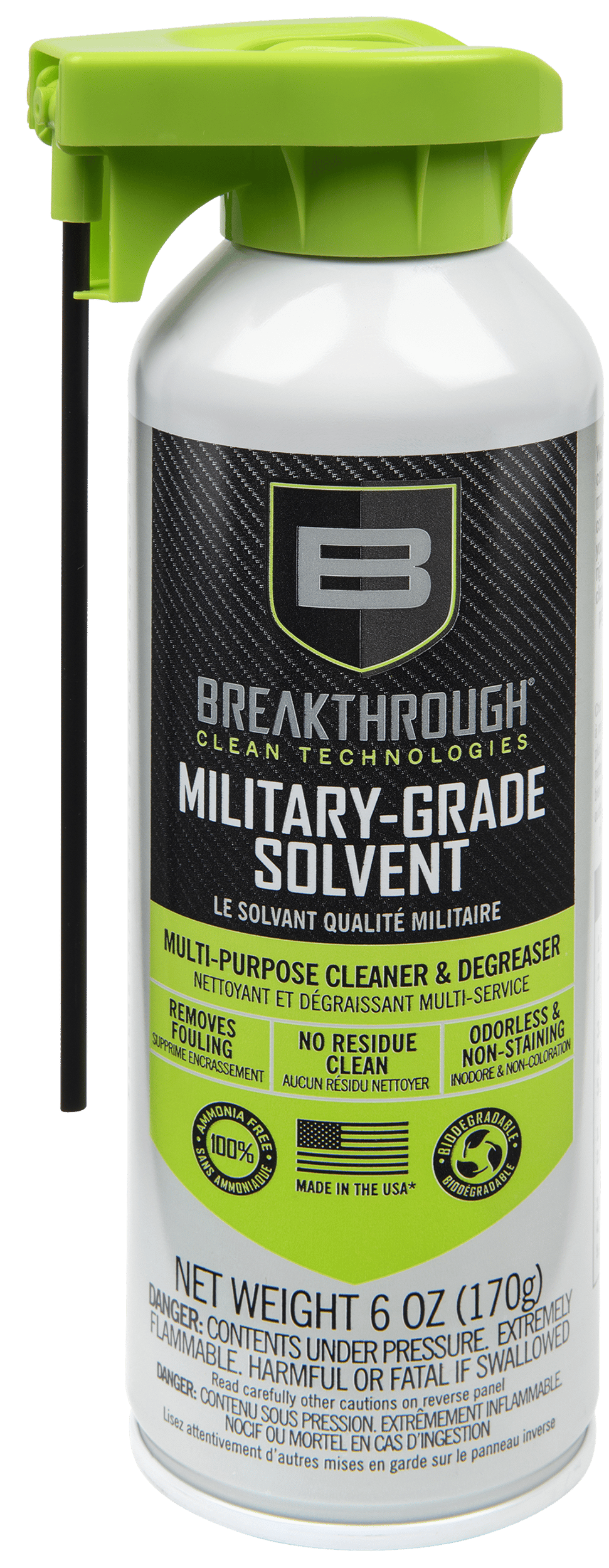 Breakthrough Clean BTAMS6OZ Military Grade Solvent Aerosol 6 oz