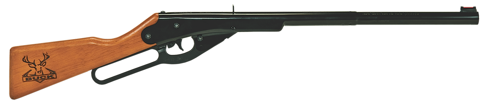 Daisy 2105 Buck Youth Air 177 400rd Shot Black Black Receiver Stained Hardwood