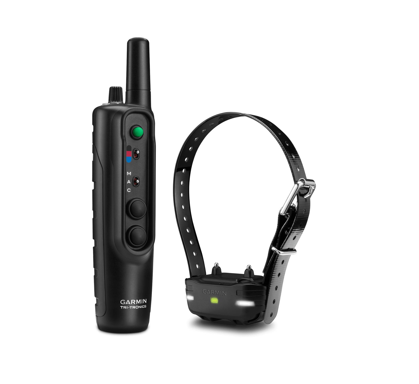 Garmin 0100120200 Pro 550 Bundle Handheld Black w/BarkLimiter, Remote Operation Beacon Lights, Tri-Tronics Rechargeable Li-ion; Collar .75" Up to 3 Dogs 1 Mile Range