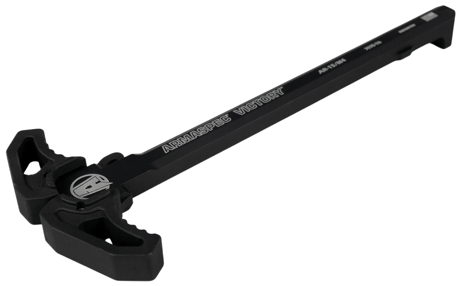 Armaspec ARM161-BLK Victory Charging Handle Black Aluminum Ambidextrous Hand