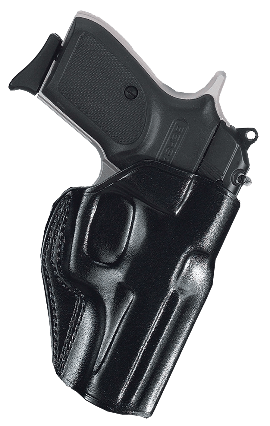 Galco SG800B Stinger  OWB Black Leather Compatible w/ Glock 43/43X/Taurus GX4/Springfield  Hellcat Belt Loop Mount Right Hand