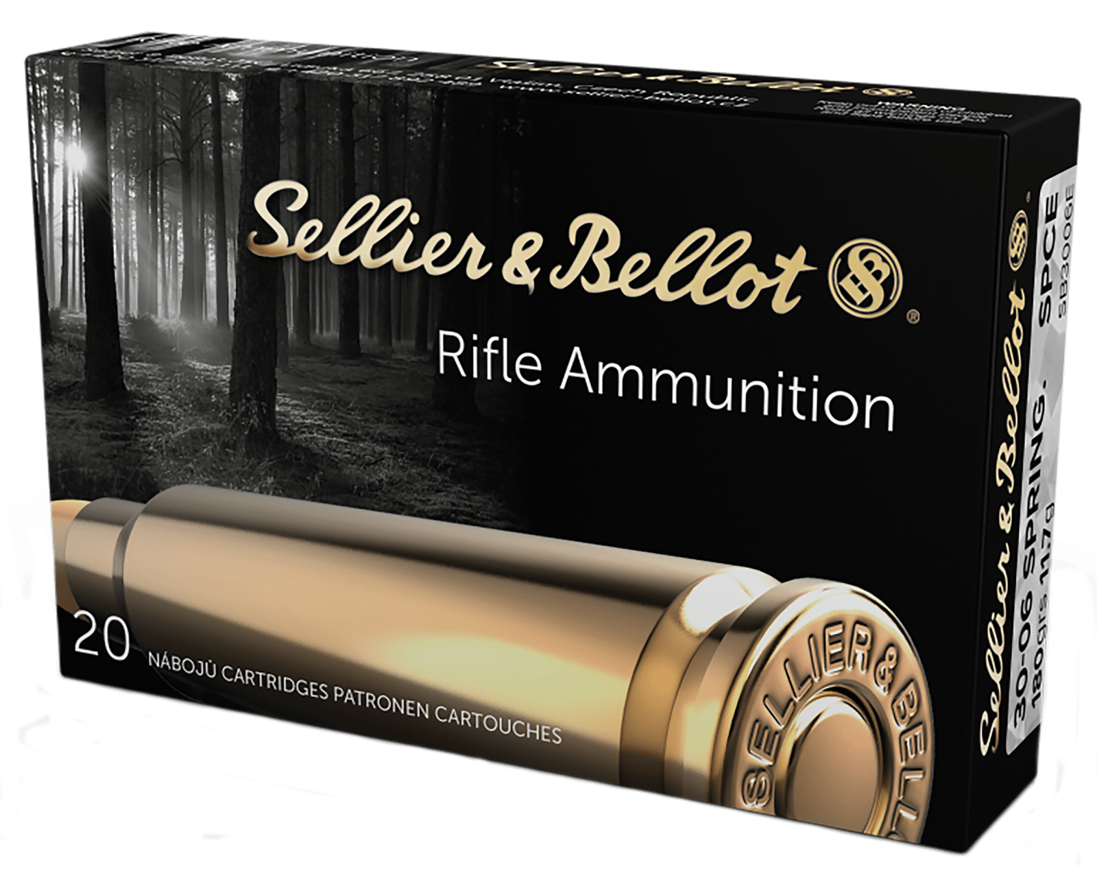 Sellier & Bellot SB3006E Rifle  30-06Springfield 180gr Soft Point Cut Through Edge 20 Per Box/20 Case