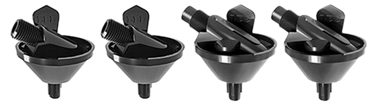 Lee Precision 90453 Quick Change Drum Set Black Nylon Works With Classic/Auto Drum Powder Measure