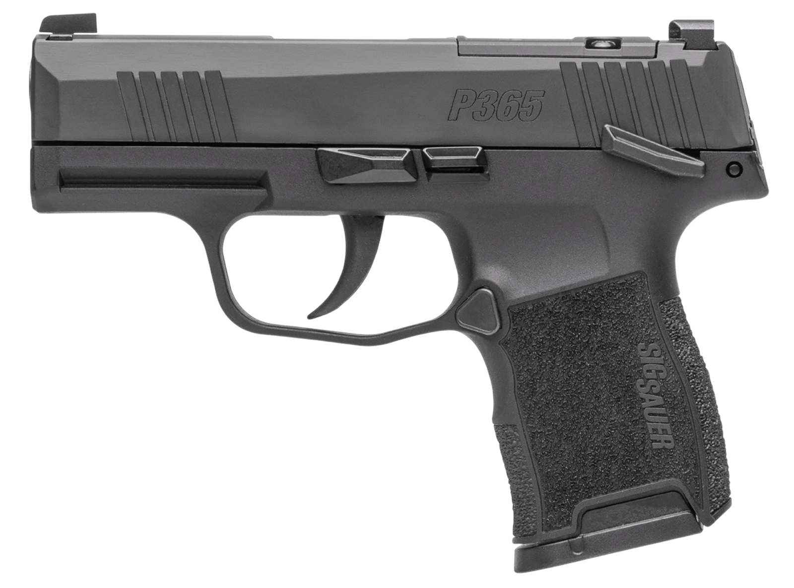Sig Sauer 3659BXR3PMSSLCA P365 *CA Compliant 9mm Luger 10+1 3.10" Black Nitron Stainless Steel Optic Ready/Serrated Slide, Black Polymer Frame w/Accessory Rail, Black Polymer Grip