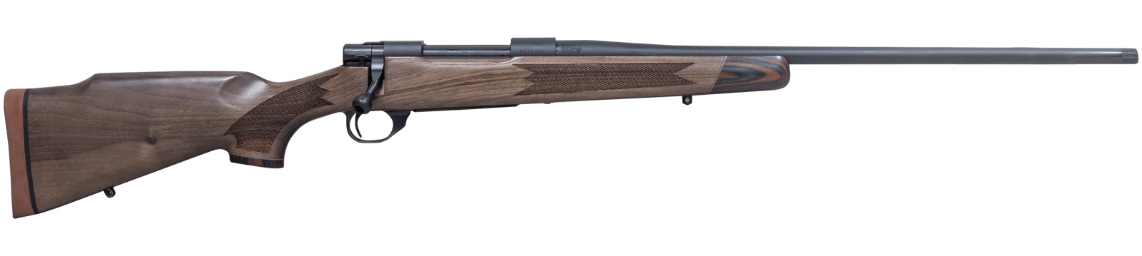 Howa HWH25CRLUX 1500 Super Deluxe 25 Creedmoor 5+1 22" Matte Black Threaded Barrel, Matte Black Aluminum Drilled & Tapped Receiver, Turkish Walnut Fixed Stock, Right Hand