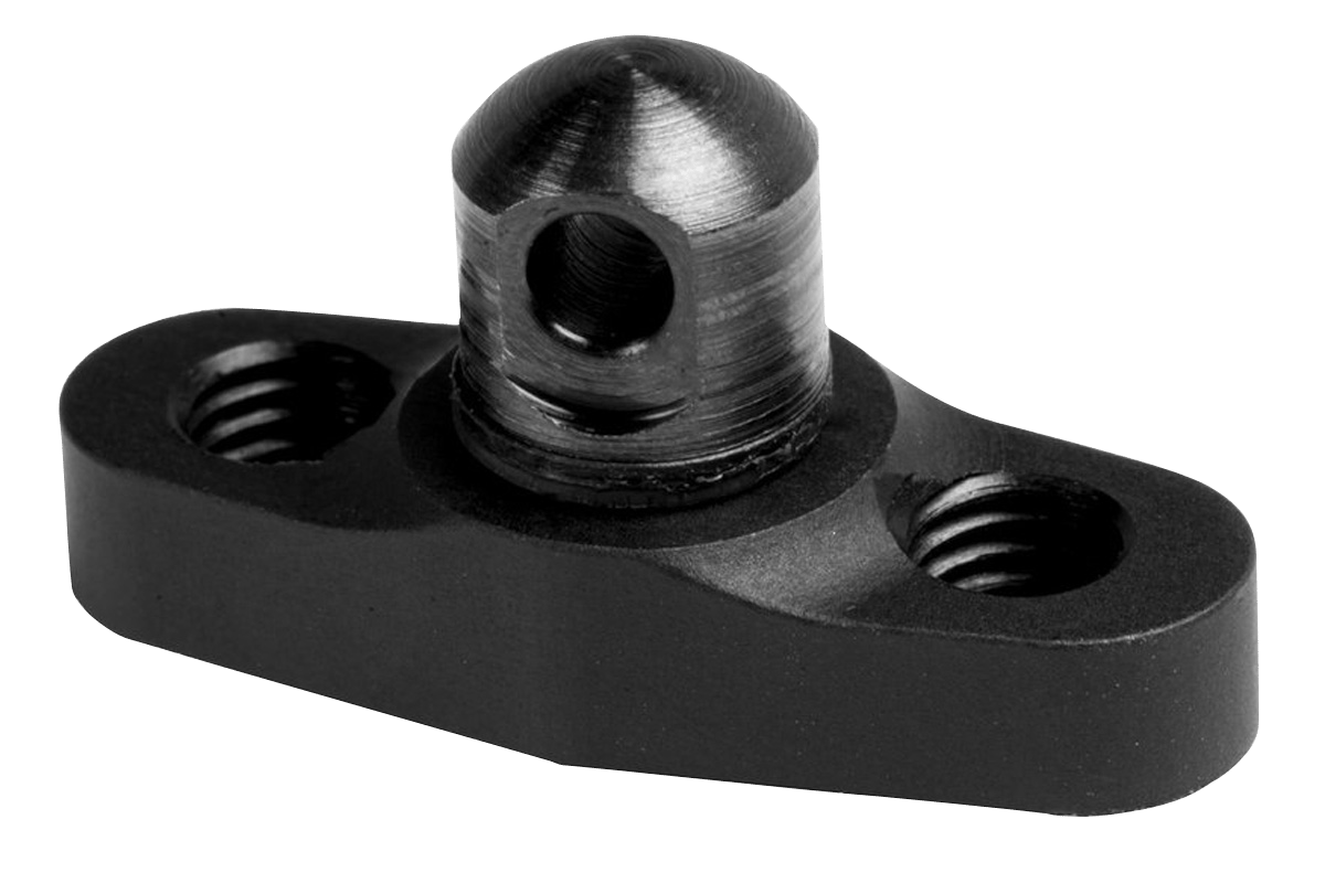 GrovTec US Inc GTSW111 Flanged Stud Mount KeyMod Black Anodized 6061 Aluminum