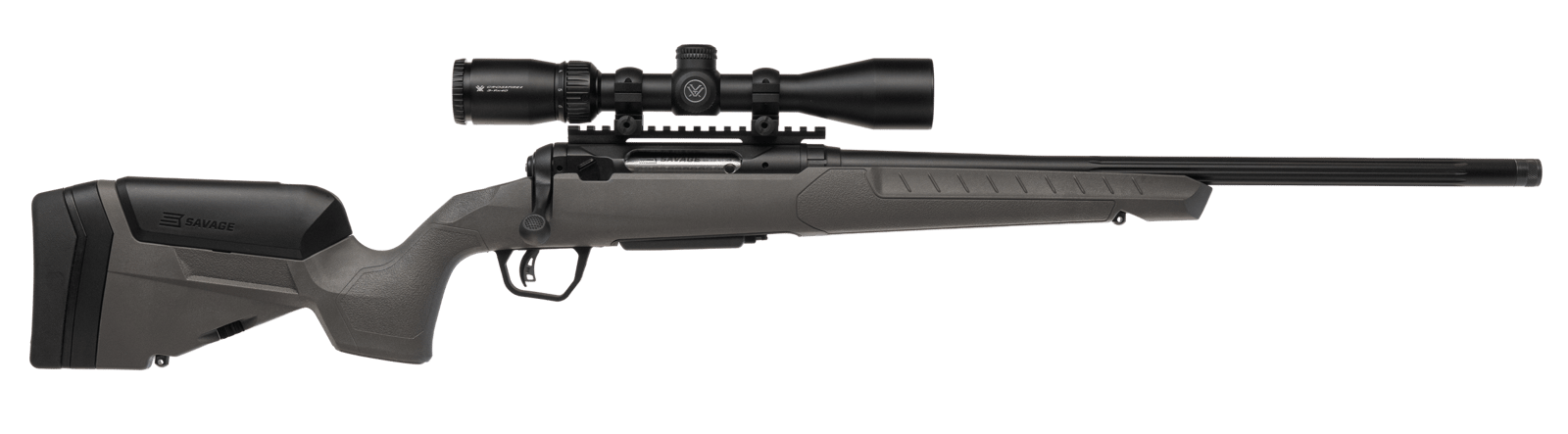 Savage Arms 32476 110 Trailblazer XP 300 Win Mag 3+1 22" Fluted Barrel, Flat Dark Gray Adj LOP Synthetic Stock, Right Hand