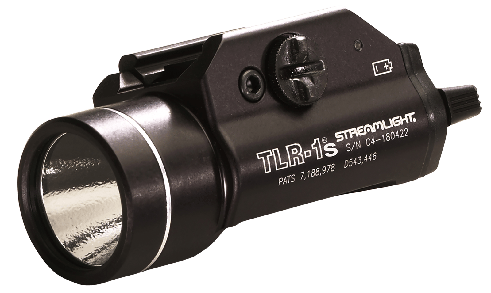 Streamlight 69210 TRL-1S Gun Light  Black Anodized 300 Lumens White C4 LED