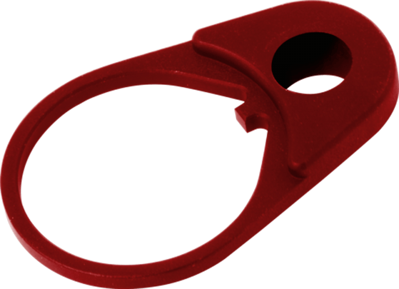 TIMBER CREEK OUTDOOR INC QDEPR QD End Plate  Quick Detach AR Platform Red Anodized Aluminum Ambidextrous