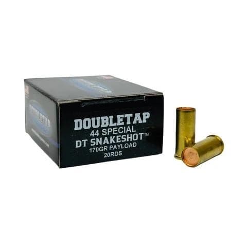 Double Tap DT Snakeshot Handgun Ammunition 44 Spl 70gr #9 1000 fps 20rds