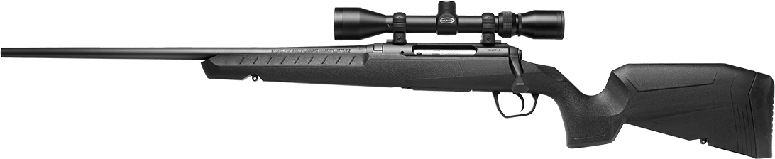Savage Arms 32019 Axis XP Combo 400 Legend 4+1 20" Matte Black Button Rifled Barrel, Matte Black Drilled & Tapped Carbon Steel Receiver, Fixed Sporter Black Synthetic Stock, Weaver 3-9x40mm, Left Hand