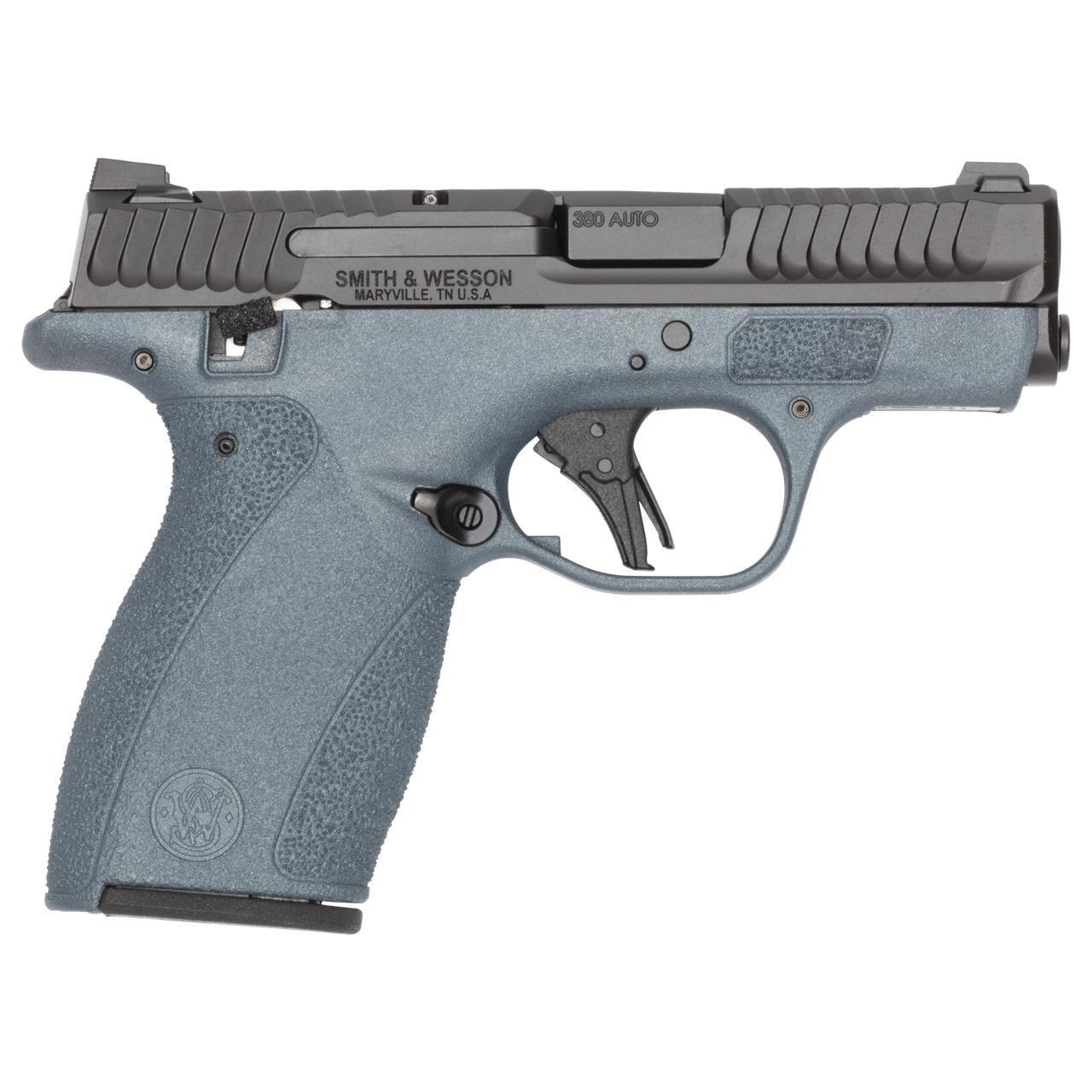 S&W Bodyguard 2.0 Blue Titanium Handgun .380 Auto 10rd Magazines(2) 2.75? Barrel Chamber Indicator Manual Safety CA Compliant