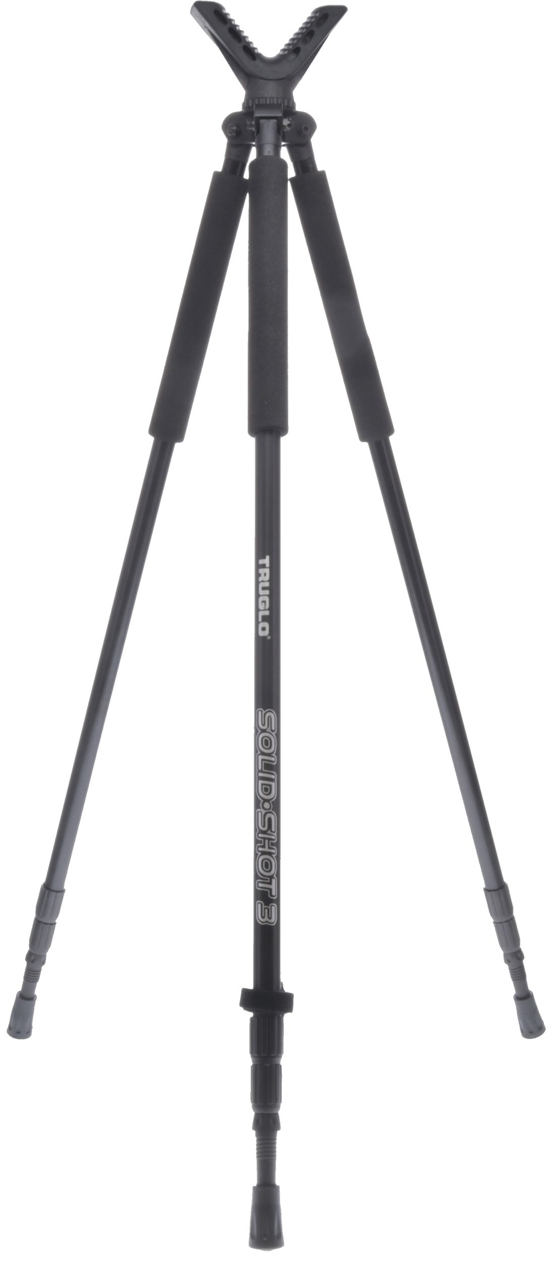 TruGlo TG8925XB Solid-Shot  22-68" Tripod Black Aluminum