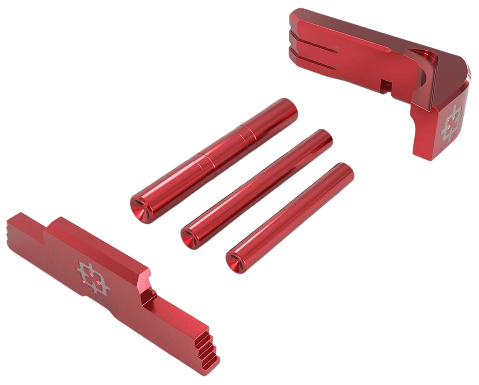 Cross Armory CRG43SOKRD 3 Piece Upgrade Kit Glock 43 Red Aluminum