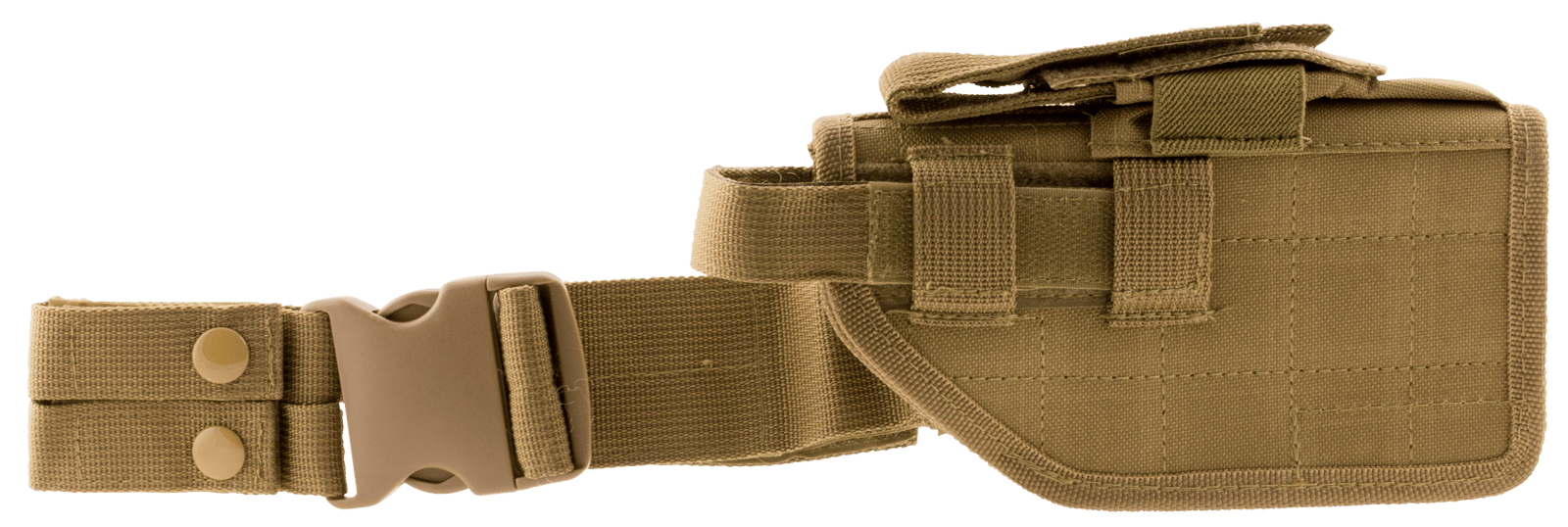 NcStar CVDLHOL2954T Drop Leg  Leg Tan PVC Fabric Leg Fits Full Size Semi-Auto Fits Compact Semi-Auto Right Hand