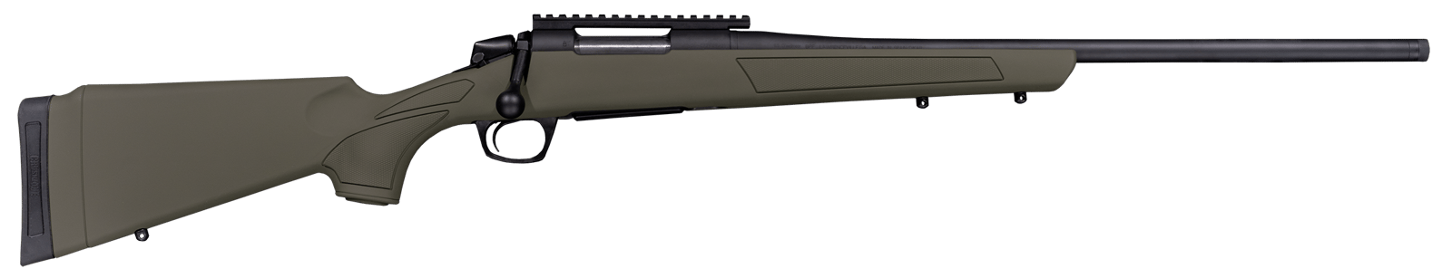CVA CR3908G Cascade  22-250 Rem 4+1 22" Black Cerakote Steel Threaded Barrel, Black Cerakote Receiver, OD Green Synthetic Stock