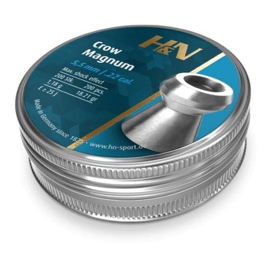 H&N Crow Magnum Pellets .22 Cal 18.21 gr 200/ct