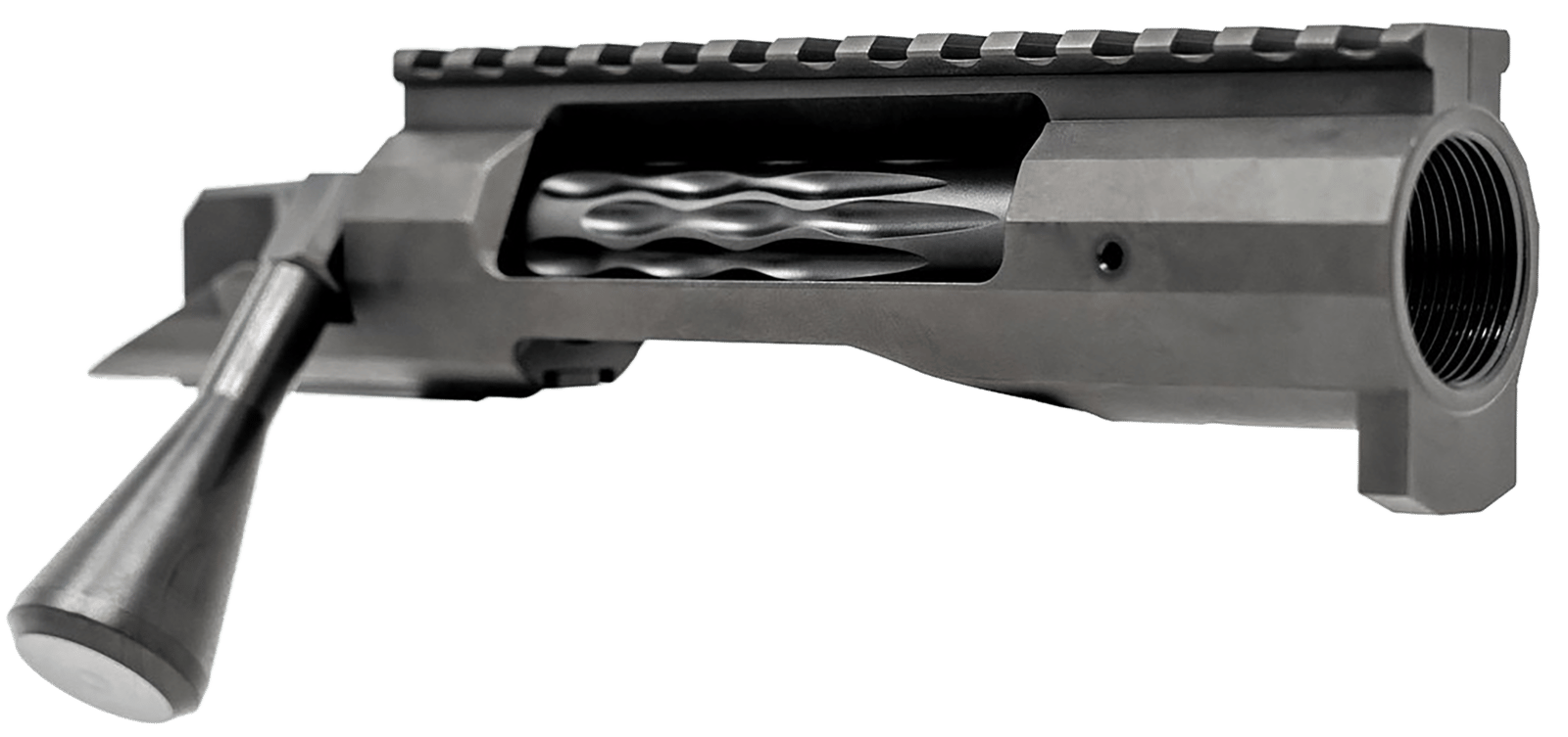Faxon Firearms  FX7 Bolt Action Receiver  Matte Black Stainless Steel