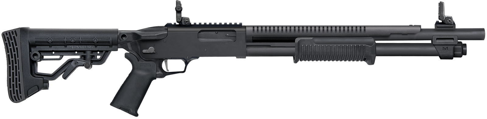 Mossberg 50762 590R  12 Gauge 6+1 18.50"
