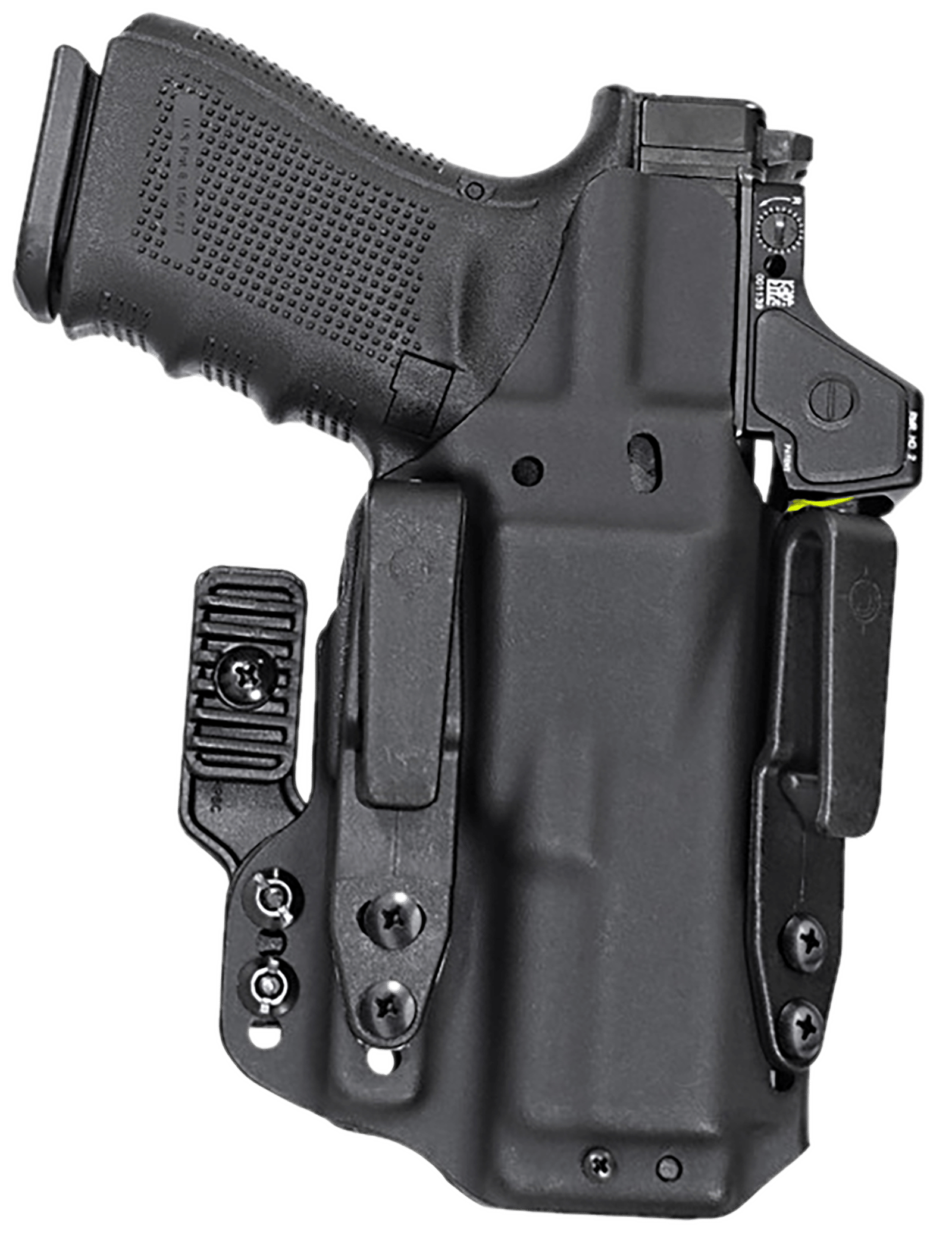 Mission First Tactical H8GL1  Pro Series IWB Black Fits Glock 19/45 Ambidextrous