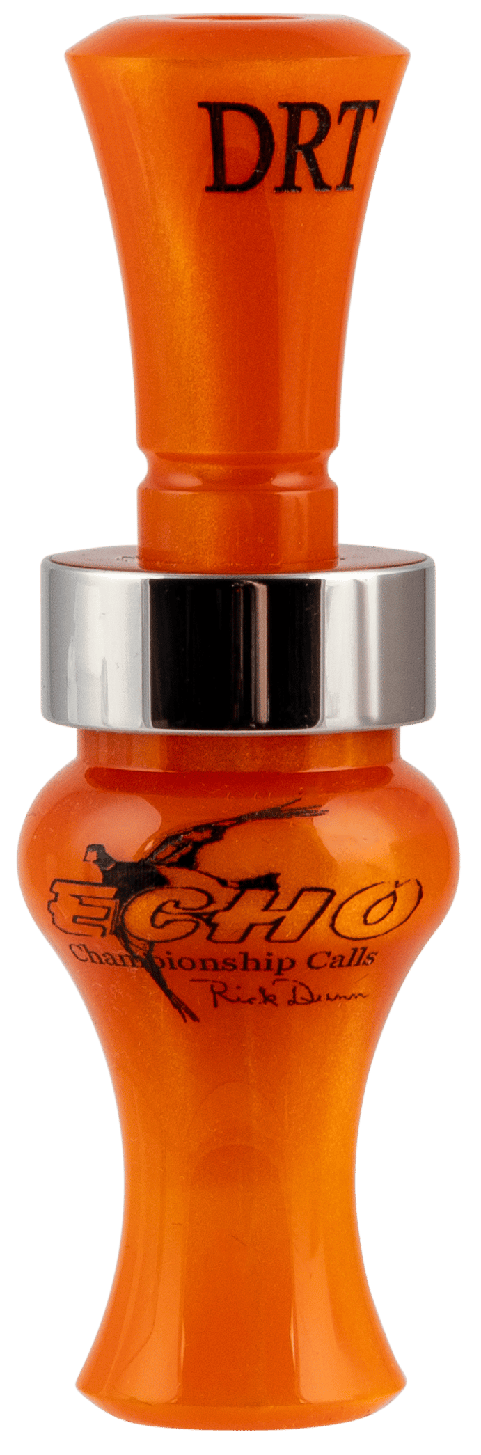Echo Calls 79026 Timber  Double Reed Mallard Sounds Attracts Ducks Orange Pearl Acrylic
