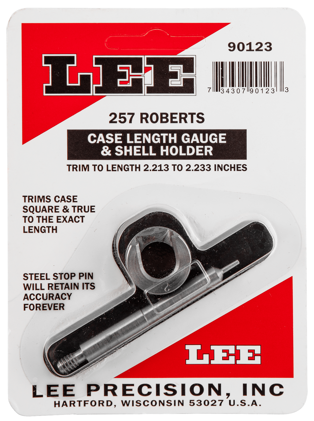 Lee Precision 90123 Case Length Gauge  257 Roberts