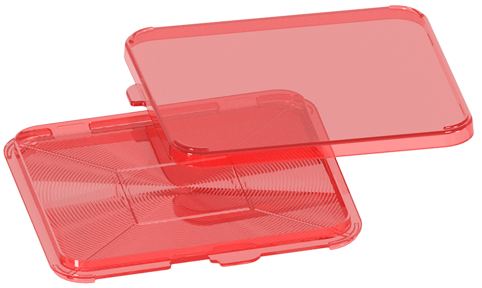 MTM Case-Gard PFS Primer Flipper Square Red Plastic