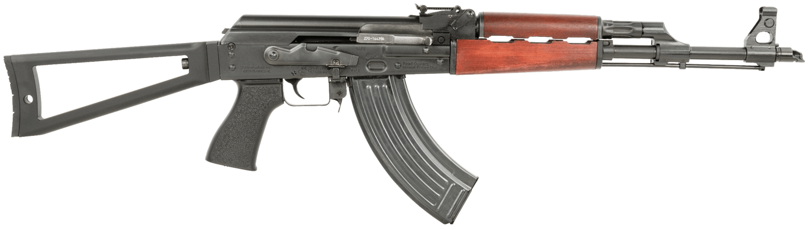 Zastava Arms Usa ZR7762RT ZPAPM70  7.62x39mm 16.25" 30+1, Black Barrel/Rec, Triangle Stock, Serbian Red Wood Handgaurd