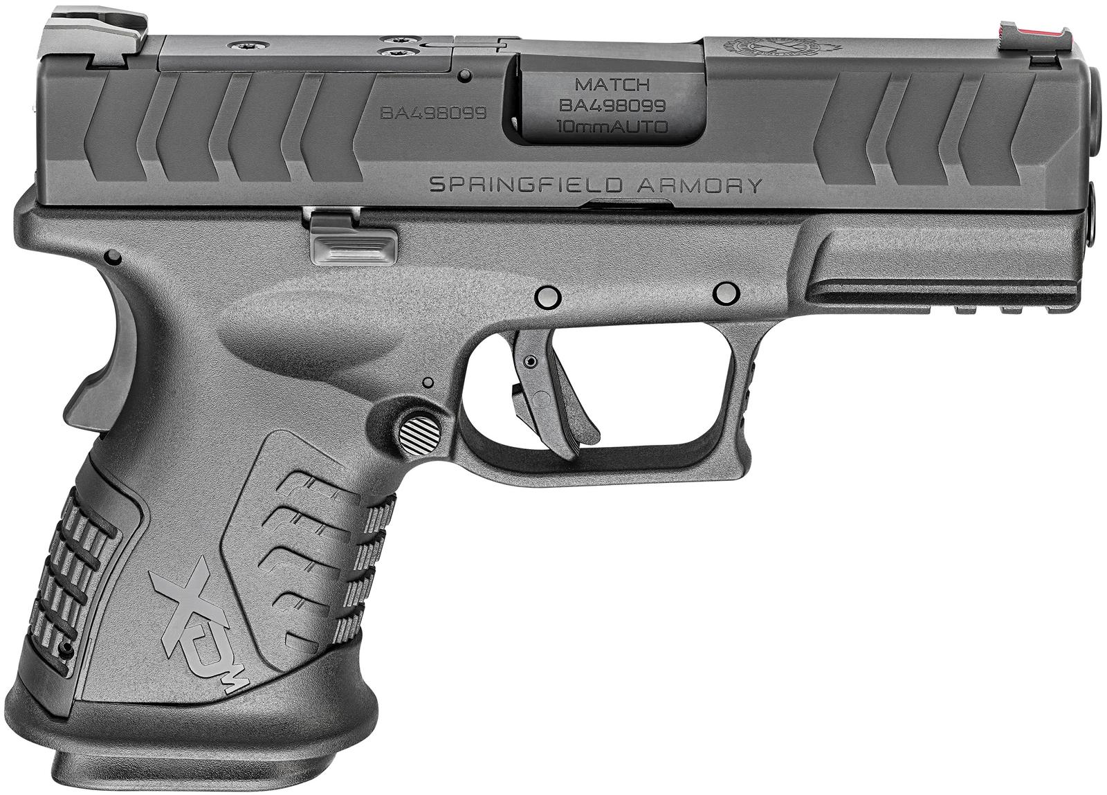 Springfield Armory XDME93810CBHCOSP XD-M Elite Compact OSP 10mm Auto 3.80" 11+1 Black Melonite Steel Slide/Barrel with Optic Cut Black Interchangeable Backstrap Grip Includes 2 Mags