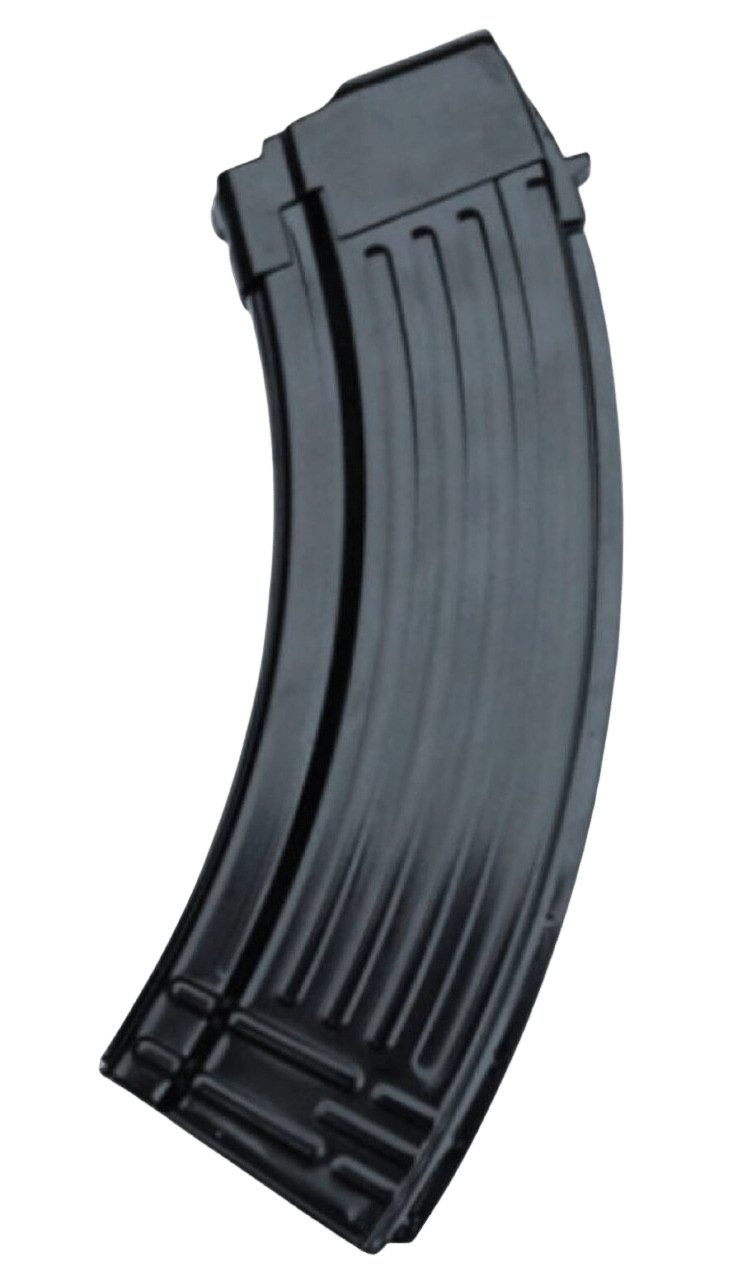 Global Ordnance LLC 850003223087   30rd Fully Ribbed 7.62x39mm Fits AK-47 Black Steel
