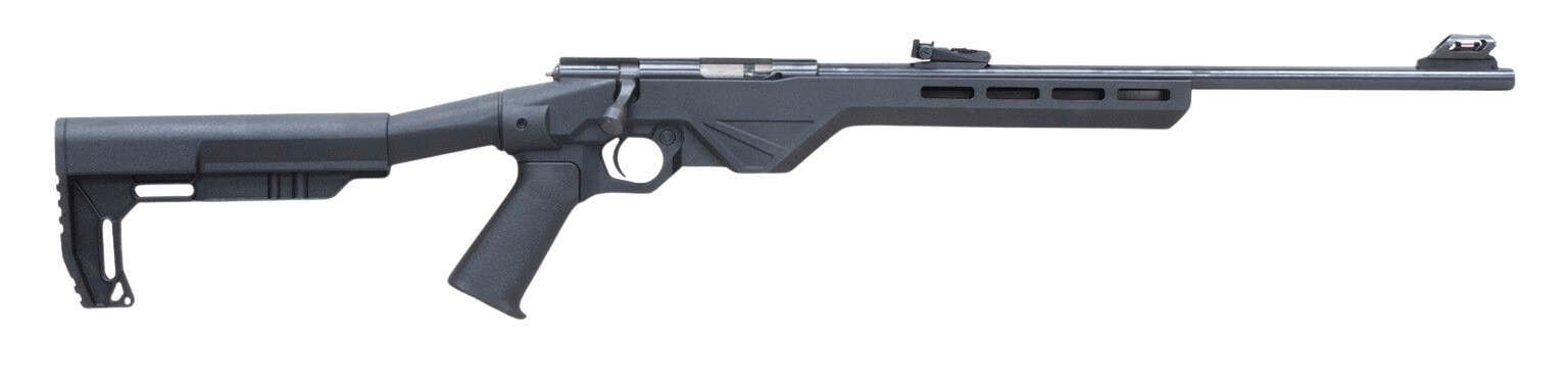 Citadel CIT22LRBLTBNT Trakr  22 LR 5+1 18" Matte Black Chrome Barrel & Drilled & Tapped Receiver, Black Tactical Synthetic Stock, Black Polymer Grip