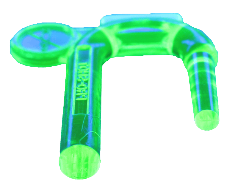 Pro-Shot BL2CFGREEN UV Bore Light Chamber Flag .22 Cal & Up Rifle/Pistol Fiber Optic Illuminator Neon Green 2 Pack