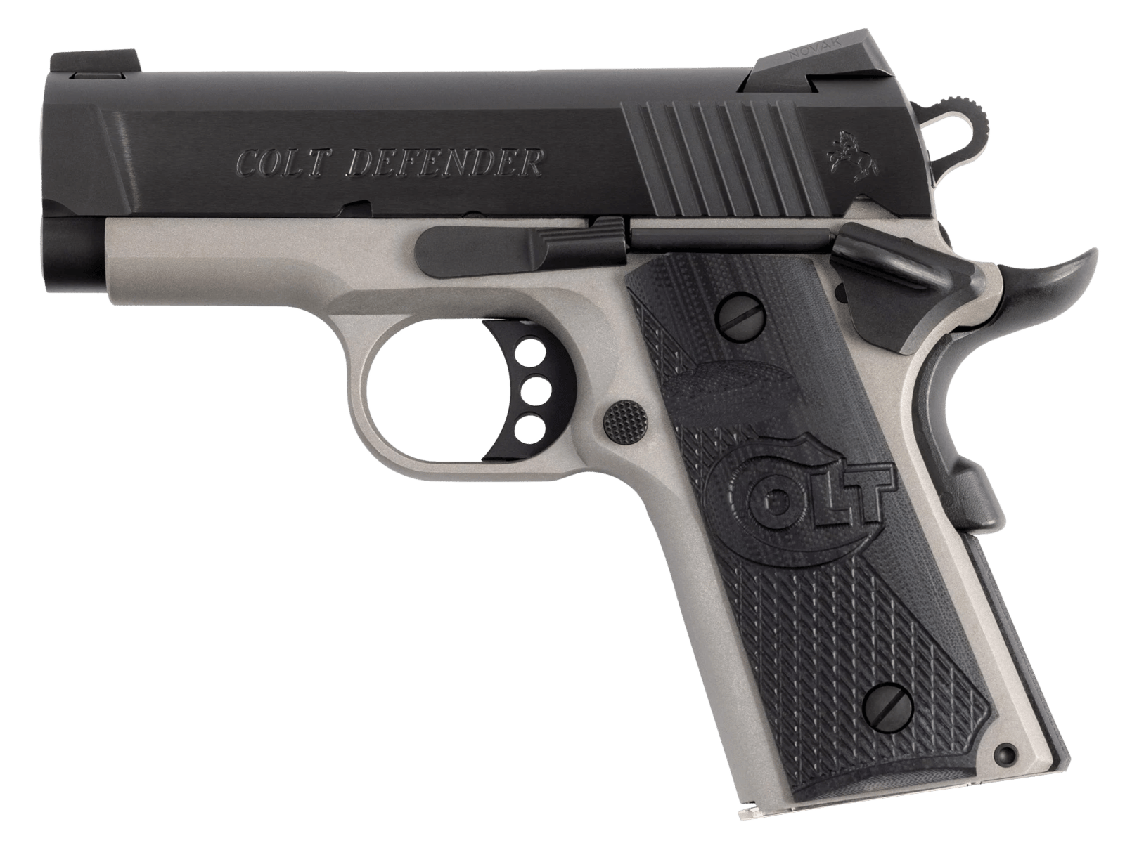 Colt Mfg O7000XETT Defender  45 ACP 7+1 3" Carbon Steel Slide, Aluminum Frame w/Beavertail, G10 Grip
