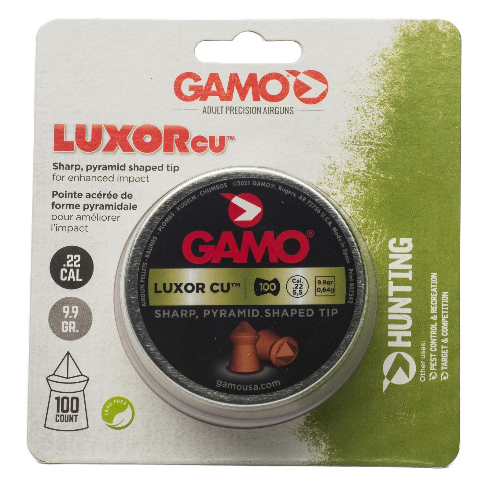 GAMO LUXOR CU PYRAMID 22CAL 100CT