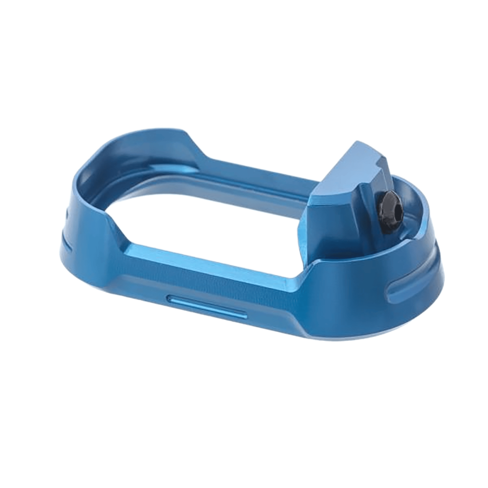 Tyrant CNC TDG19G34MWBLUEBLKSCRW  Magwell Fits Glock 19 Gen 3-4 Blue Aluminum