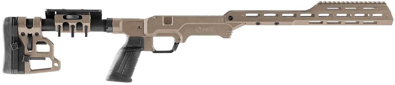 Mdt Sporting Goods Inc 114639FDE The Tactical LSS Gen3 Flat Dark Earth Fits Tikka T3/T3x Short Action