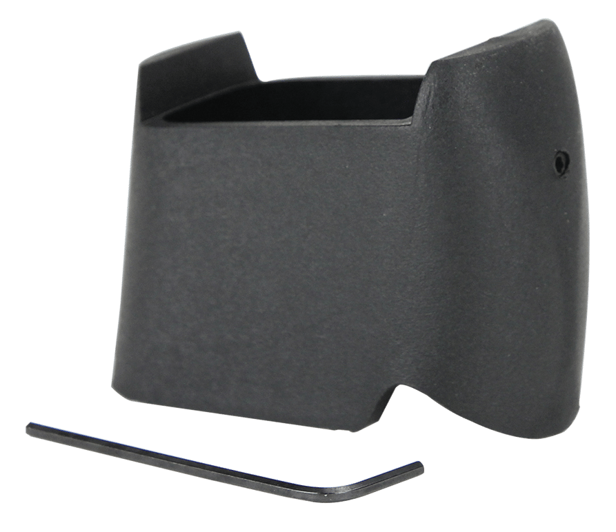 Pachmayr 03851 Mag Sleeve  Compatible w/Glock 17/22 Mags To Fit Glock 26/27 Models, Black Polymer
