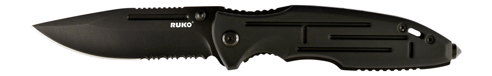 RUKO RUK0153-CS   440A 3-1/2"BLK ANODIZED FOLDING