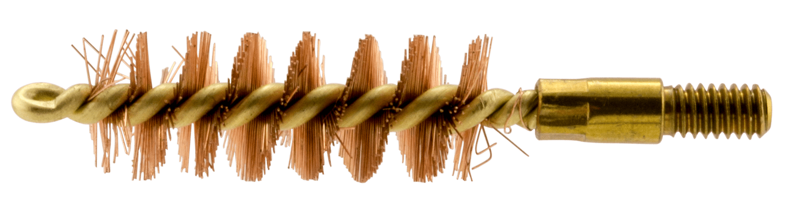 Pro-Shot 10P Bore Brush  .40/ 10mm Cal Pistol #8-32 Thread Bronze Bristles Brass Core