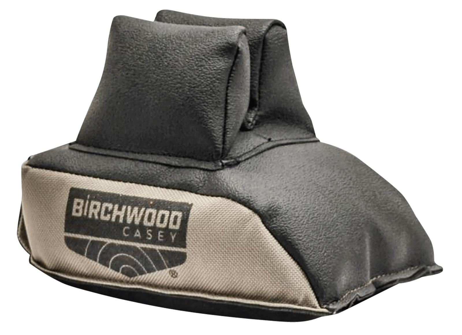Birchwood Casey URBF Universal Rear Bag  Prefilled Tan Polyester Black Leather Top