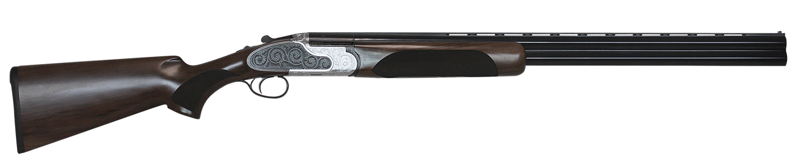 CZ-USA 06456 WingShooter Elite 20 Gauge 3" 2rd 28" Gloss Black Chrome Barrel, Engraved Satin-Gloss Chrome Metal Finish, Turkish Walnut Stock Includes 5 Chokes
