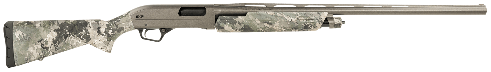 Winchester Repeating Arms 512447392 SXP Hybrid Hunter 12 Gauge 3" Chamber 4+1 (2.75") 28", Gray Barrel/Rec, TrueTimber VSX Furniture, TruGlo Fiber Optic Sight, Includes 3 Invector-Plus Chokes