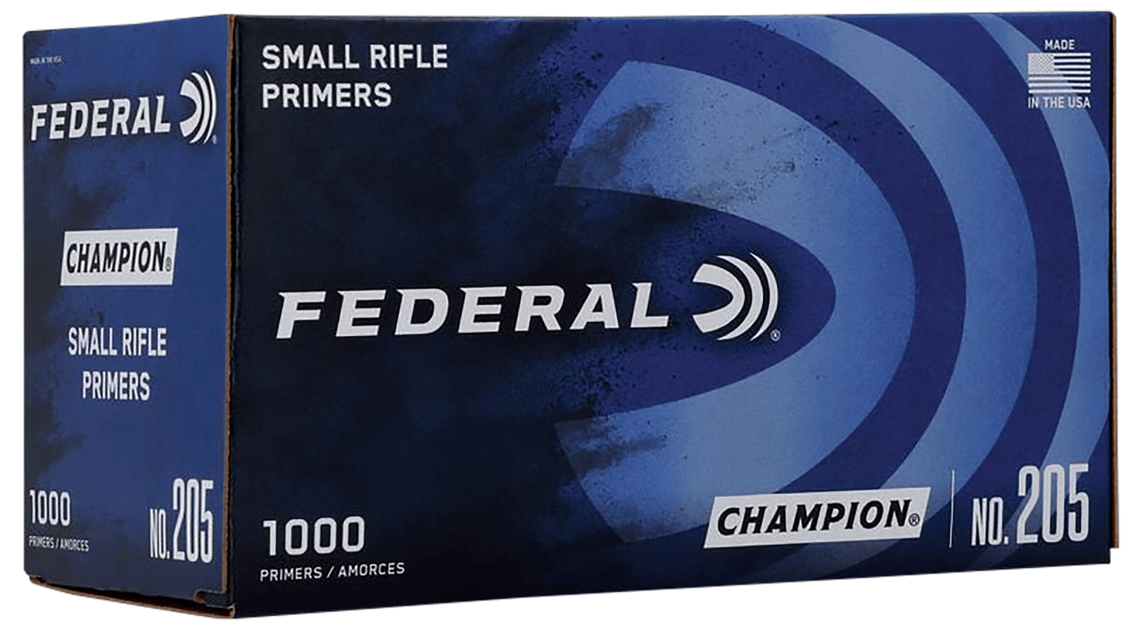 Federal 205 Champion Small Rifle Multi Caliber 1000 Per Box/5 Case